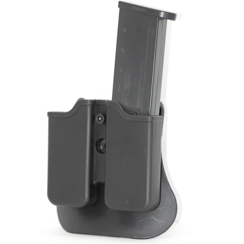 Tactical Double Magazine Pouches for Glock 17 19 M9 Colt 1911 9mm Gun Mag Pouch Case Defense Hunting Accessories