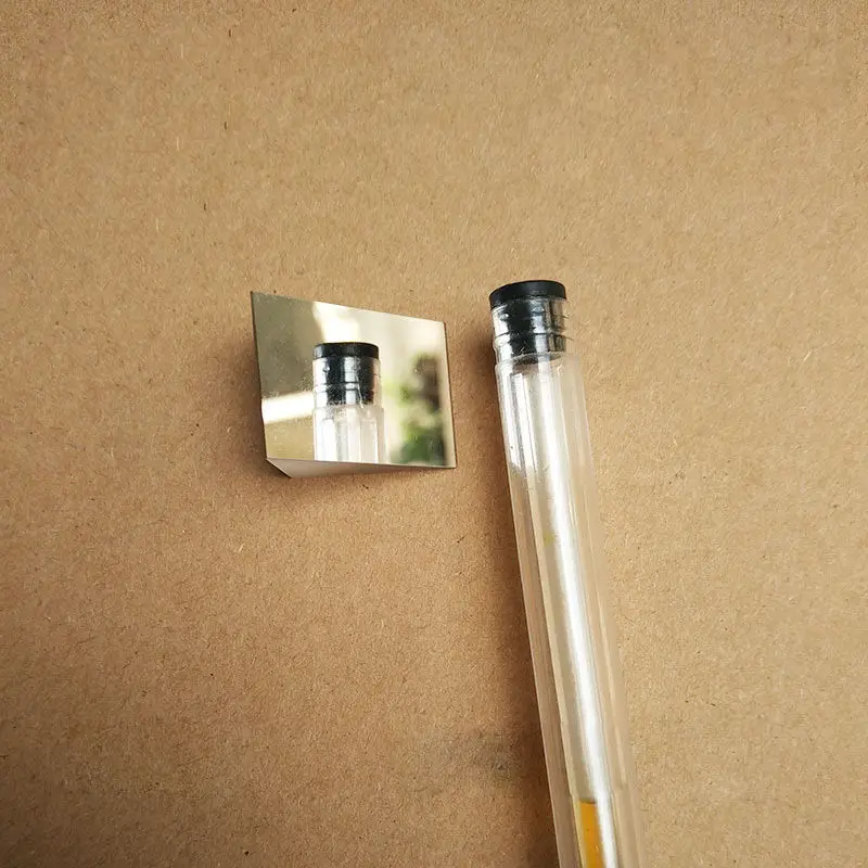 Vidrio óptico K9, pendiente de ángulo recto que refleja Prisma óptico, experimento, prisma Triangular, 10x20mm/20x20mm/30x30mm, 2 uds.