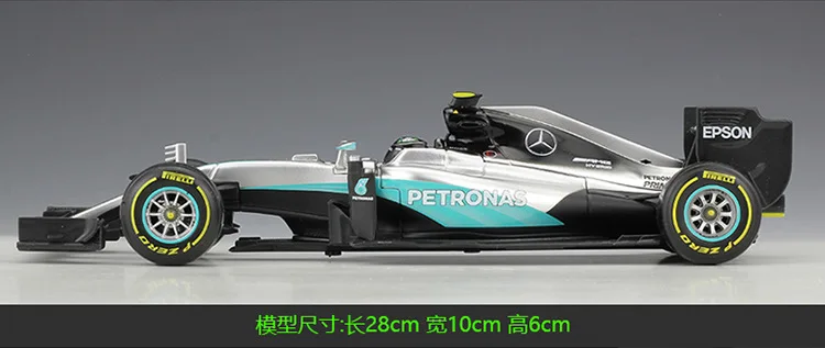 Bburago 1:18 Mercedes-Benz F1 W07 Hybrid Racing Team Model Rosberg Hamilton Racing Model Collect Gifts Toy B216