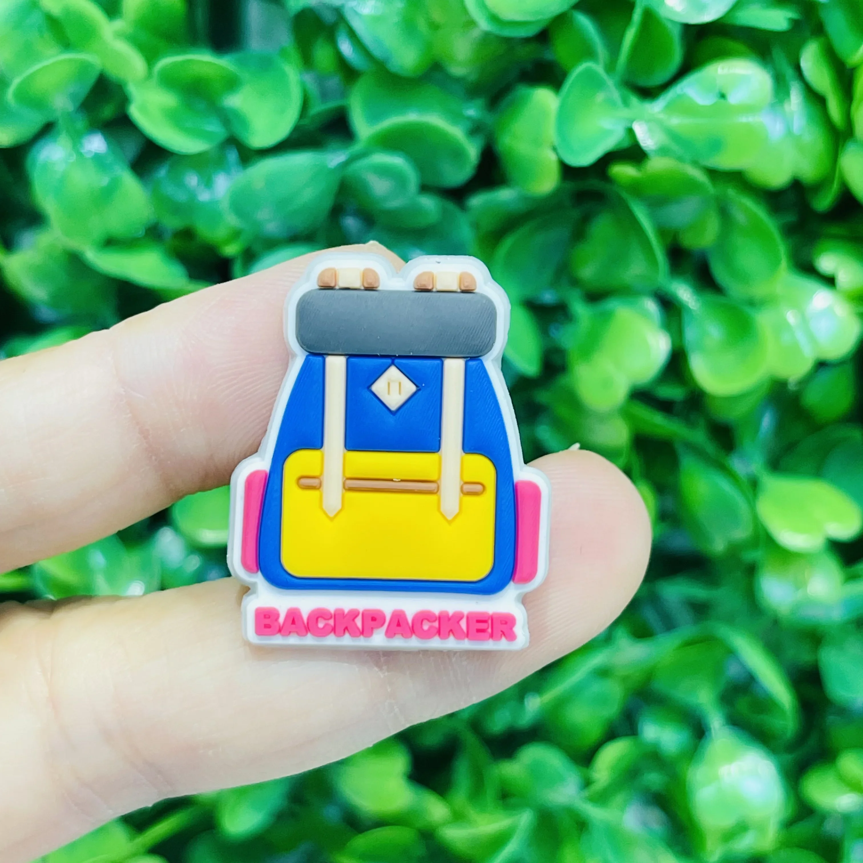 1-100Pcs ICecream Magic Cube Balloon Rainbow  Pvc Sandals Shoes Buckle Charms Games Clog Decorations DIY Phone Party Gifts