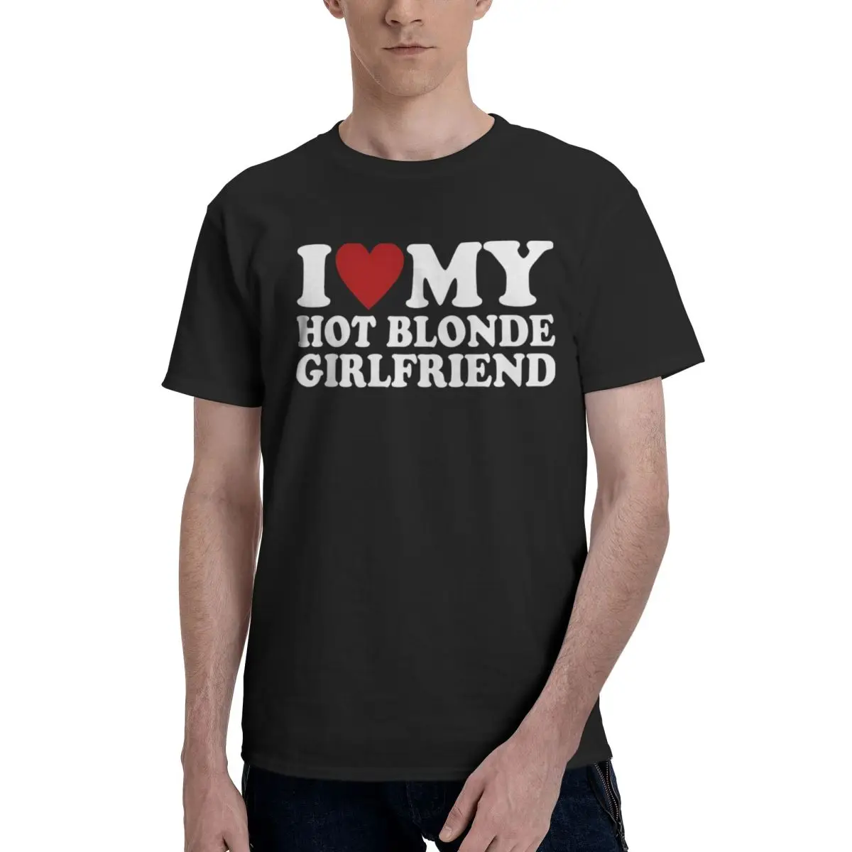 

I Love My Hot Autistic Girlfriend 100% Cotton Casual Breathable Confortable Kawaii Funny T-Shirt For Men Funny Shirt