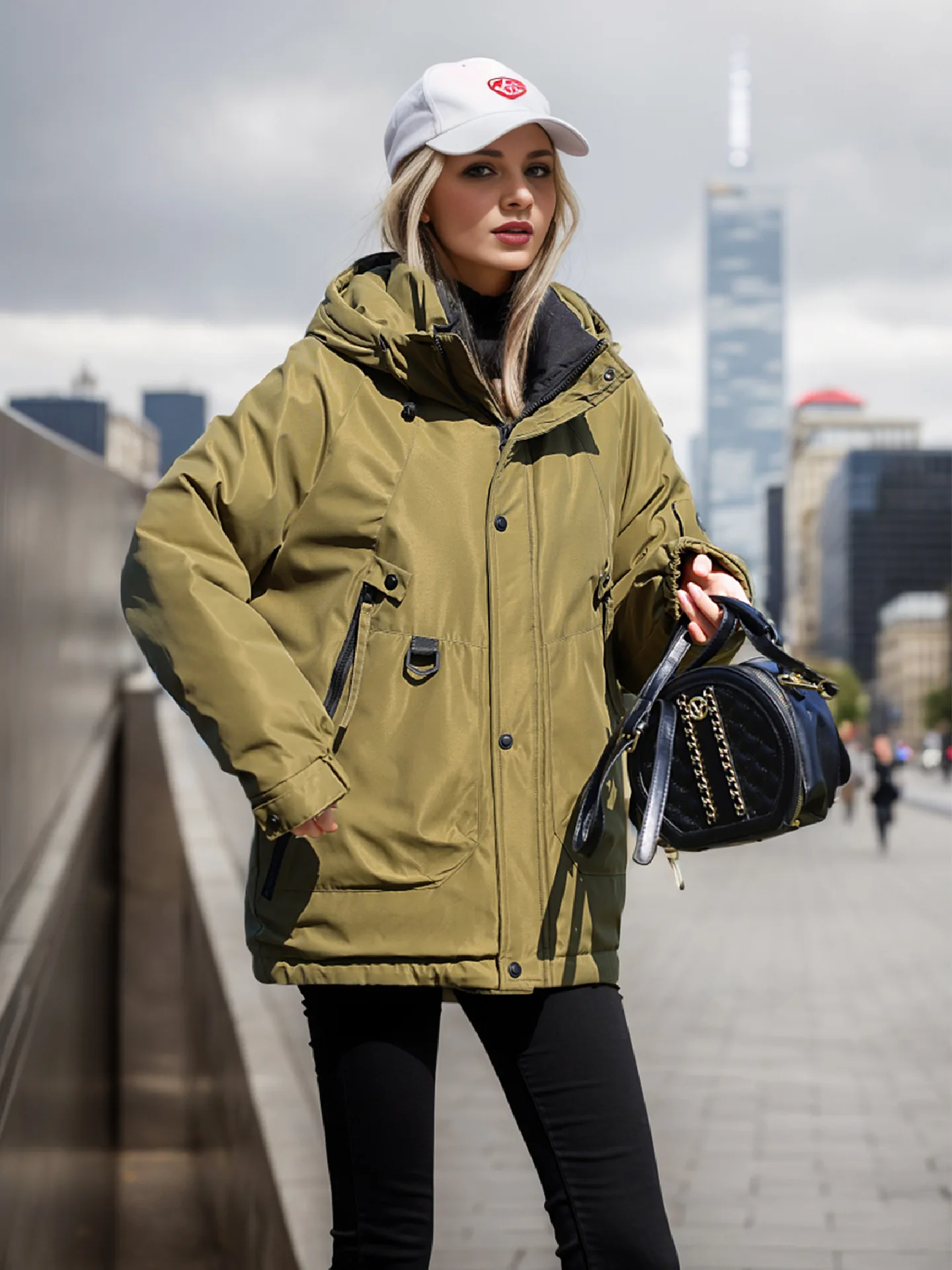 Cotton-padded Jackets Women Winter New Parkas Cool Girl All-match Couple Student Youth Stylish Vitality American Street Chic