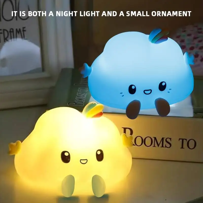 Veilleuse nuage, gradation à commande tactile, charge et synchronisation, pour la décoration de la maison, choix cadeau parfait