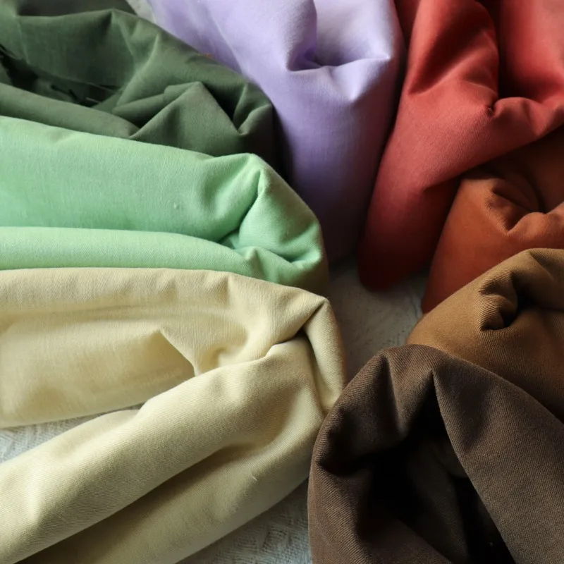 

Thick Washed Cotton Coat And Trousers Set Adults And Children Brushed Twill Windbreaker High-Quality 155x50cm Clothing Fabric