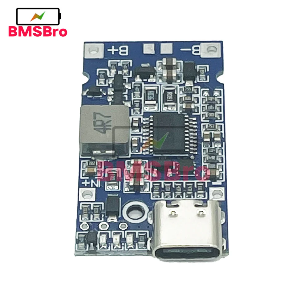 2S 3S 4S Type-C USB 4.5V-15V Step-Up Buck QC snellaadladermodule voor 18650 lithiumbatterij met temperatuurbescherming