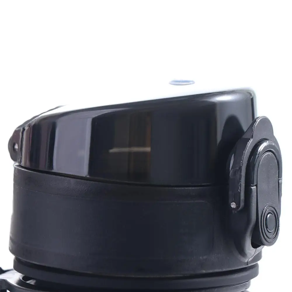 PC 1 لتر زجاجة مياه رياضية متدرجة اللون سعة كبيرة مانعة للتسرب كوب بلاستك ملون محمول 500/800/1000 مللي