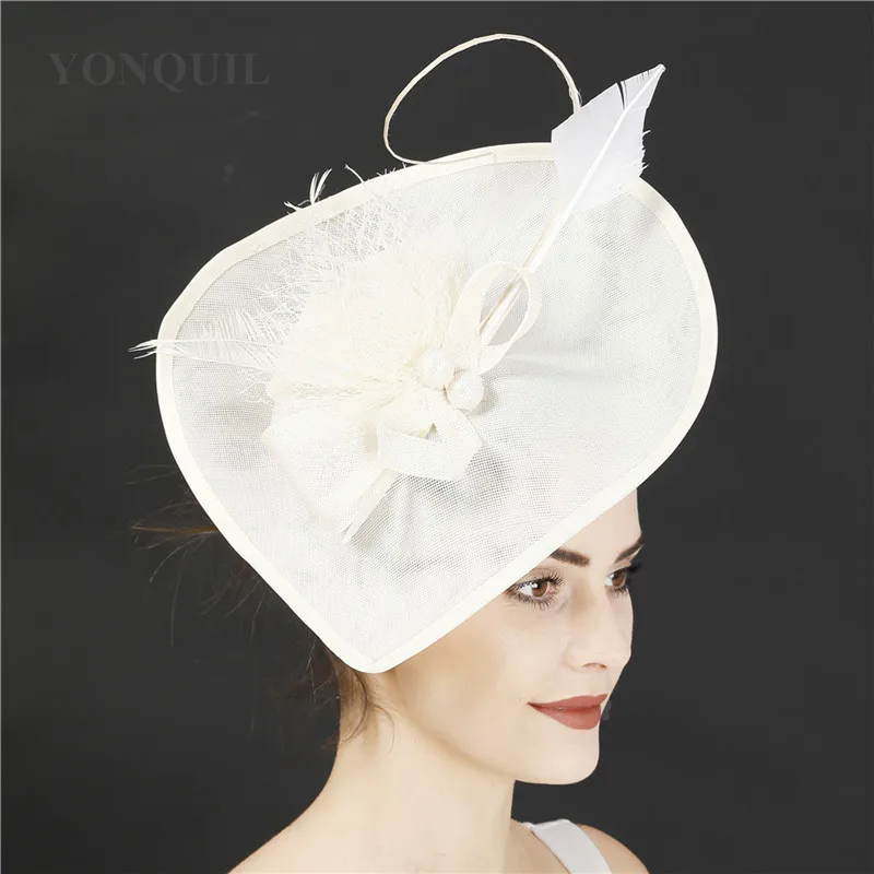 British Fashion Retro Restaurant Party Headwear Noble Lady Horse Racing Festival Banquet Hat Feather Hair Accessory Headband