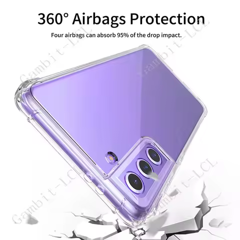Anti-Falling Soft Case For Samsung Galaxy S22 Ultra S22 S22+ Plus S23 S20 S21 FE S10 Lite S10e Clear Transparent Protector Cover