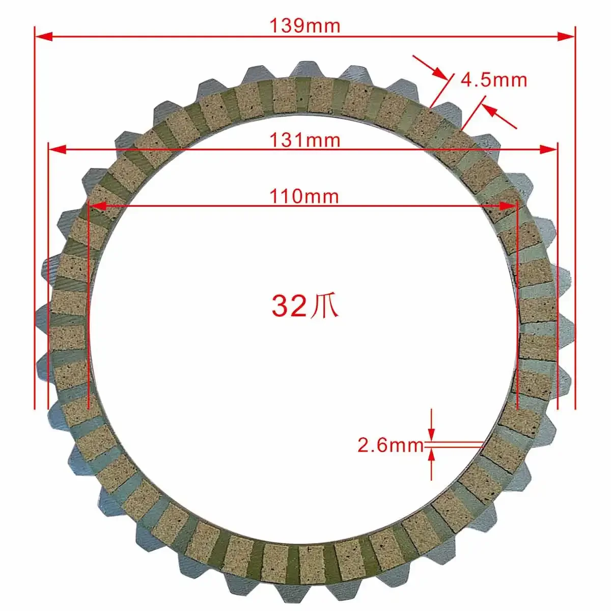 10+1 Pcs Motocycle Friction Clutch Discs Plates For Suzuki RF900R RF900 R 1994 GSX-R1100W GSX-R1100 GSXR1100 93-98