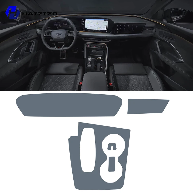 For Audi Q5 2025-2026  Automotive interior center console protection sticker LCD display matte TPU protective film refit PPF