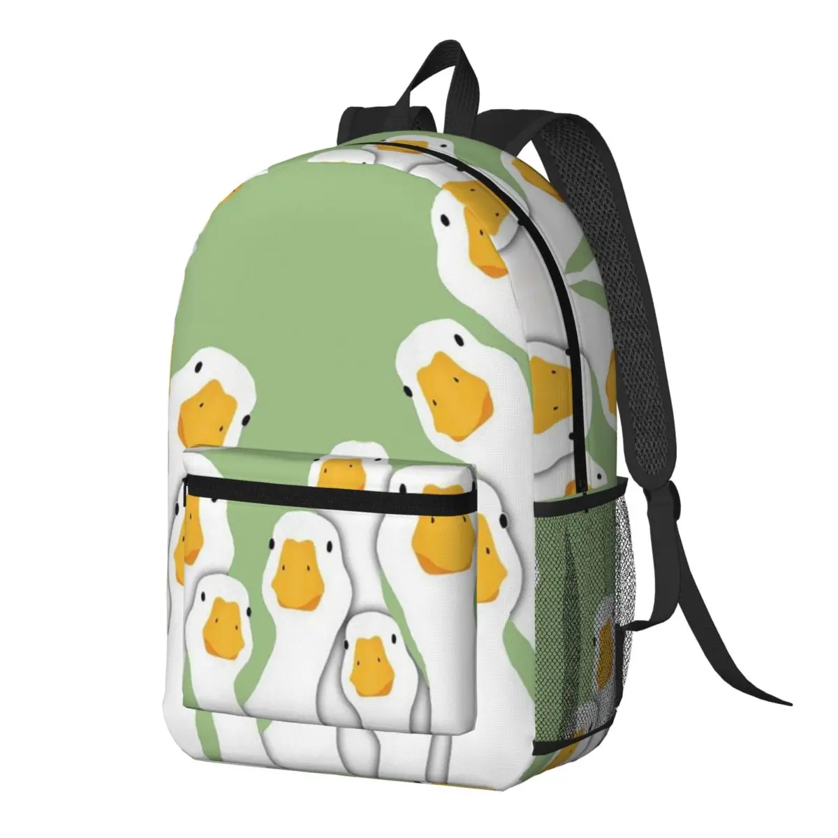 Cartoon Popular Goose Animal Backpack Daypack Large Capacity Boys Girls BookBag School Bag Shoulder Bags for Men Women