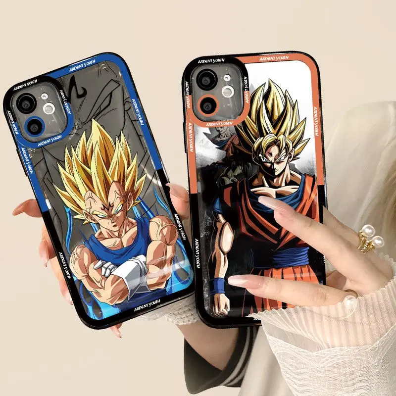 

Mobile Phone Protective Case All-inclusive for IPhone 13 Mini 15 ProMAX 14 16 Plus 12 Pro 14 Protective Case Anime Goku Boy Gift