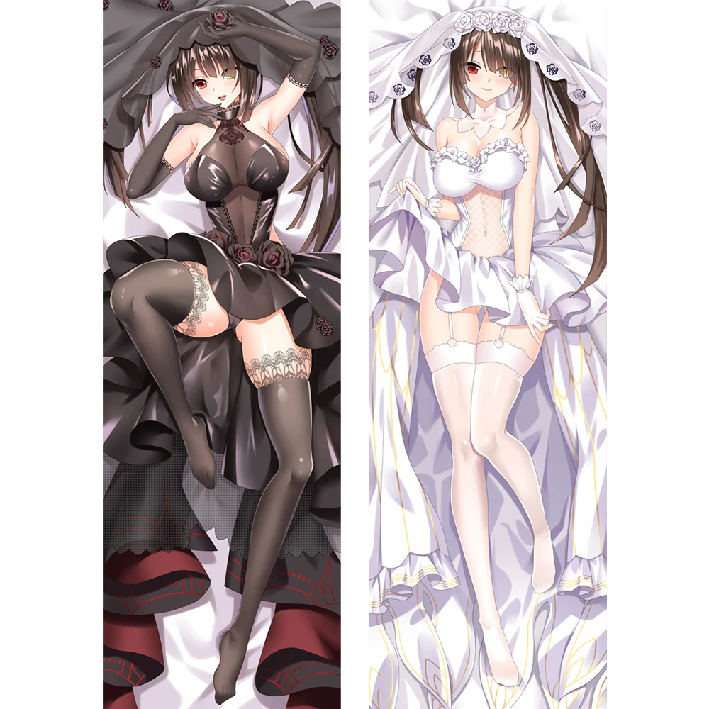 

DATE A LIVE Dakimakura Body Pillow Cover Anime Game Sexy Gilrs Tokisaki Kurumi