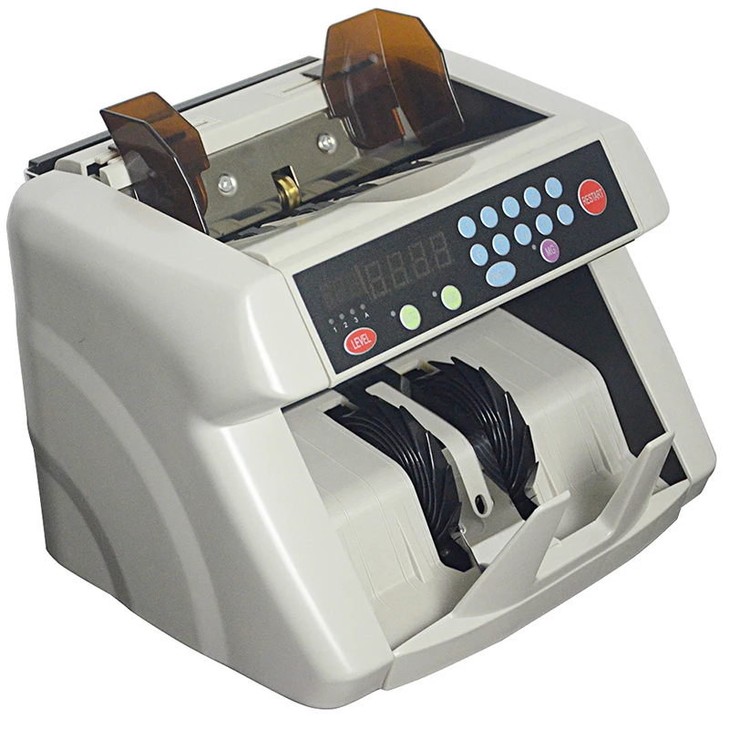 ST-2115 Money Counter Machine, Bill Counterfeit Detection, UV/MG, Display LED, Multi-idiomas para Pequenas Empresas