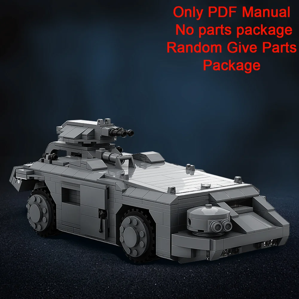 

MOC Movies Aliens M577 APC Building Blocks PDF Manual Armored Personnel Carrier Parts List(Only PDF Manual,No parts）