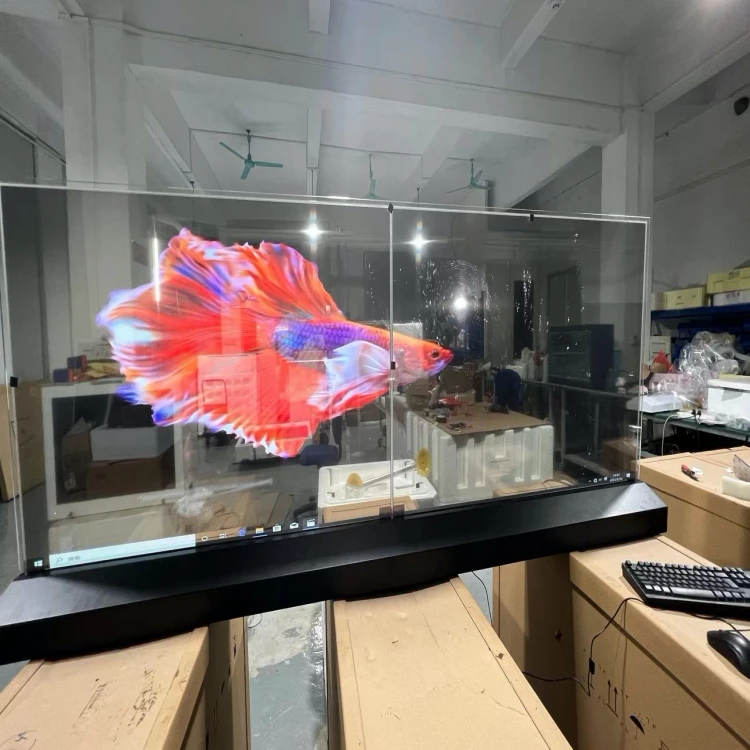 Digital signage OLED TV with transparent screen 30-inch OLED display