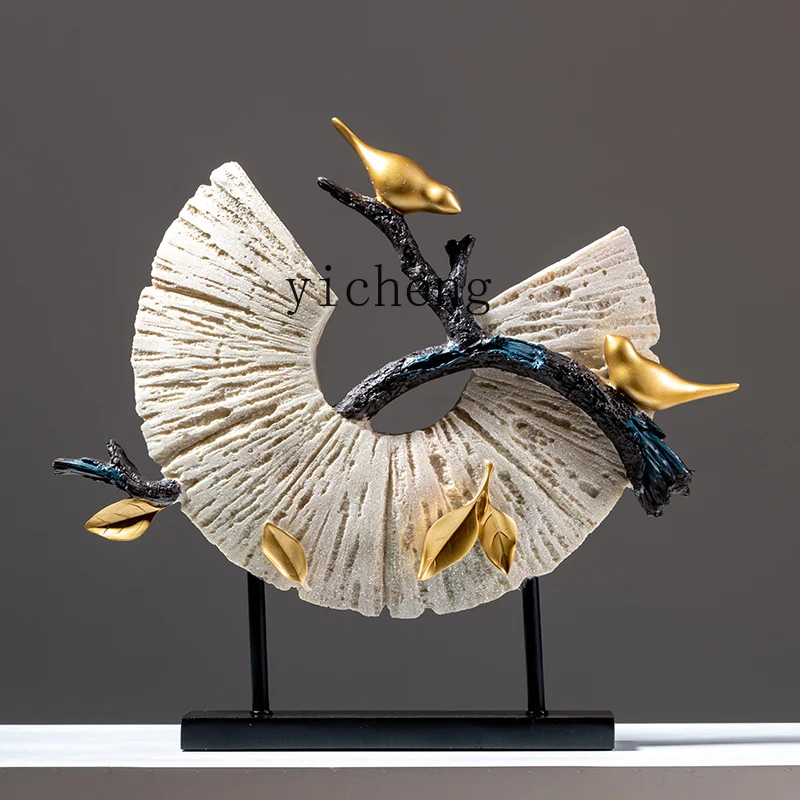 ZYA New Chinese Zen Decoration Home TV Cabinet Decoration Living Room Entrance Decoration Gifts home accessories