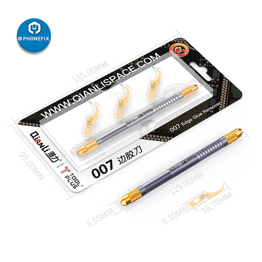 Qianli – ensemble de couteaux et outils 007 008 009 011, lame fine, carte mère BGA IC, puce, couteau de réparation de téléphone, colle IC, nettoyage, couteau de grattage