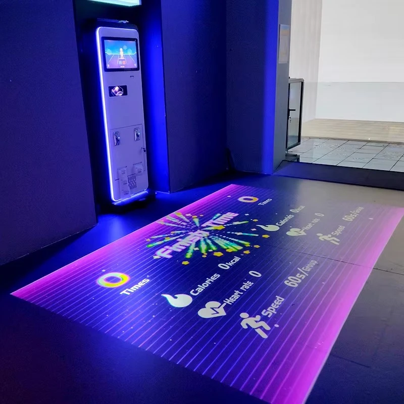 New Design Integrated Interactive Floor Immersive Projector Touch Screen Smart Projector Multiplayer Interactive Game