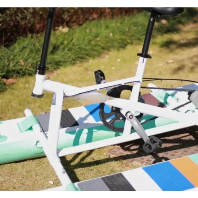 

China Inland River Water Bicycle With Electric Motor Engine Water Line Fishing Boat Inflatable PVC Maritime Boat Fisherman