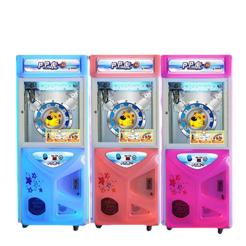 pp Tiger Claw Crane Machine Japan Coin Op Mini Claw Amusement Machine With Card Reader Toy Claw Machine For Adult