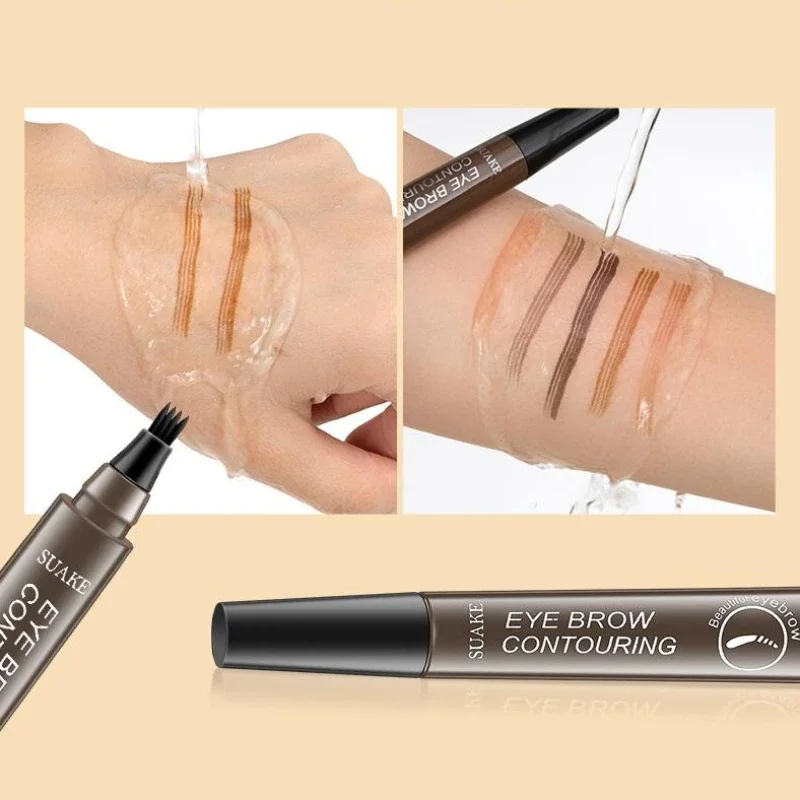 4 Point Eyebrow Pencil Maquillajes Para Mujer Waterproof Liquid Eyebrow Pen Makeup Long Lasting Cosmetic Microblade Brow Pencil