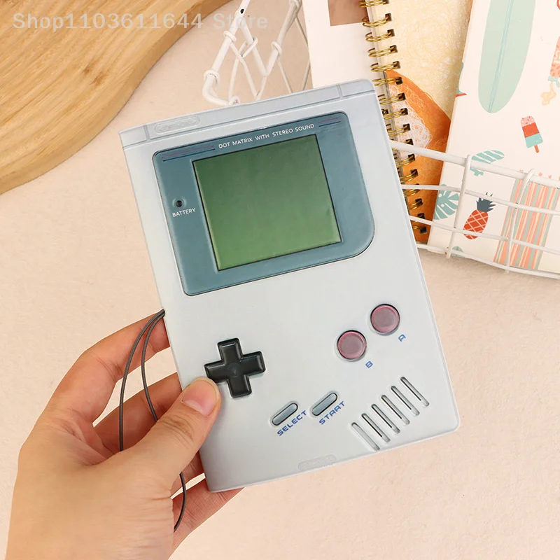 1Pc Passport Holder Handheld Game Consoles Pattern Portable Passport Cover Case For Kids With Ticket ID Credit Card Slot Sleeve