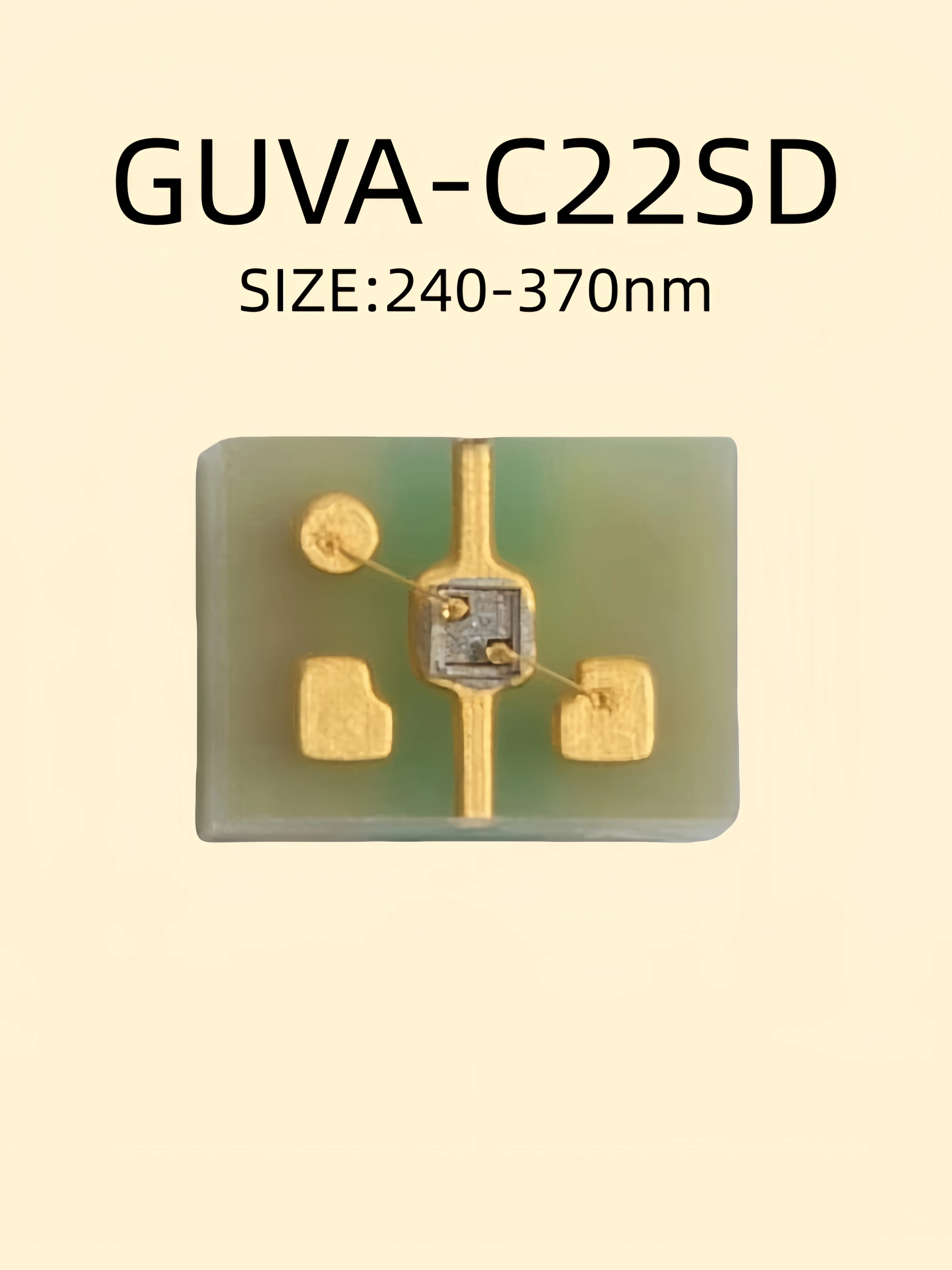 

Корейский солнечный ультрафиолетовый датчик GENICOM GUVA-C22SD 240-370 нм фотодиодный заводской агент