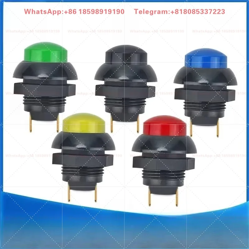 Industrial Reset Button P9-21121 Waterproof 12mm Mounting Hole Self Reset Push Button Switch