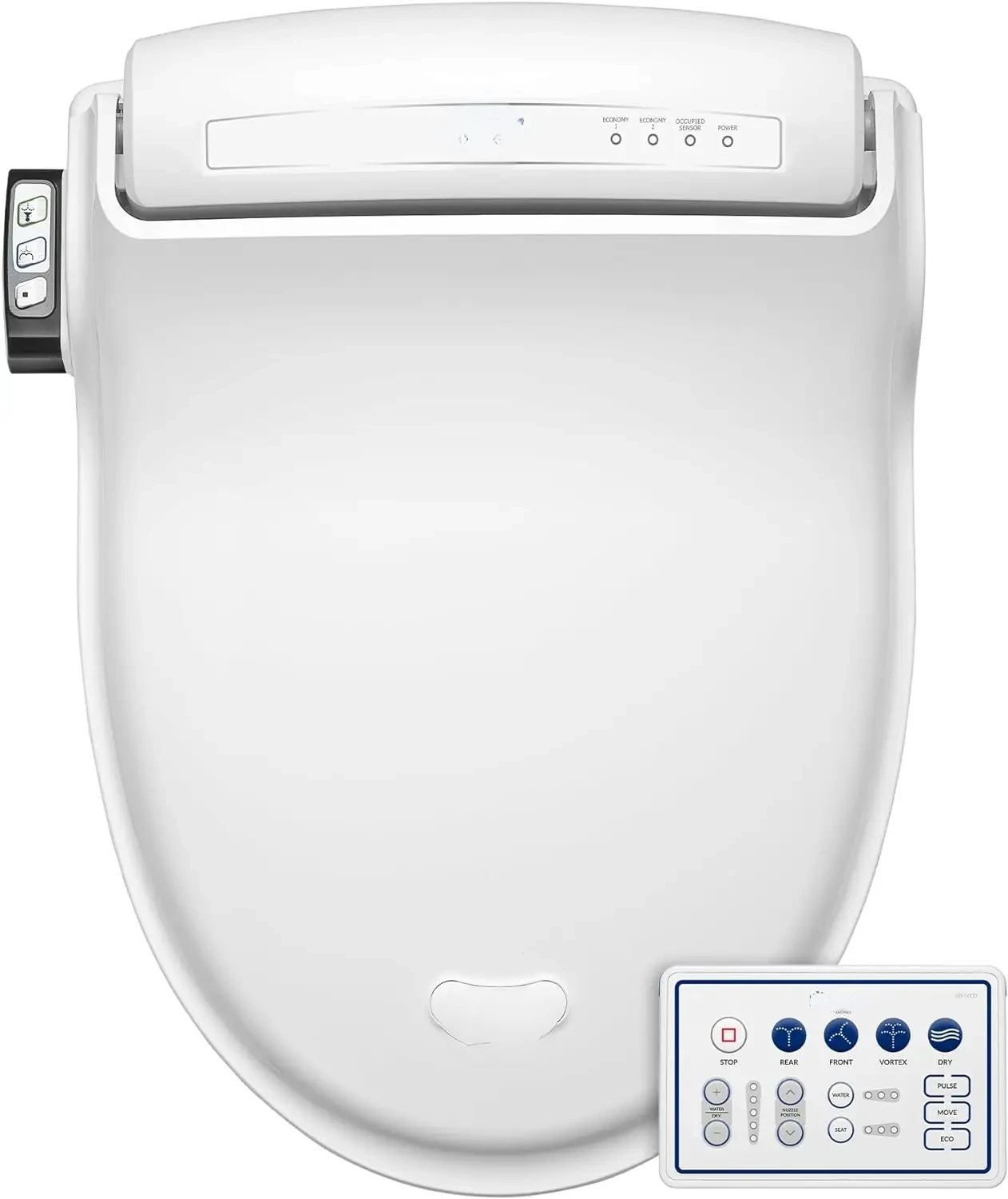 by Bemis BB-1000W Supreme Warm Water Bidet Toilet Seat, Elongated, White