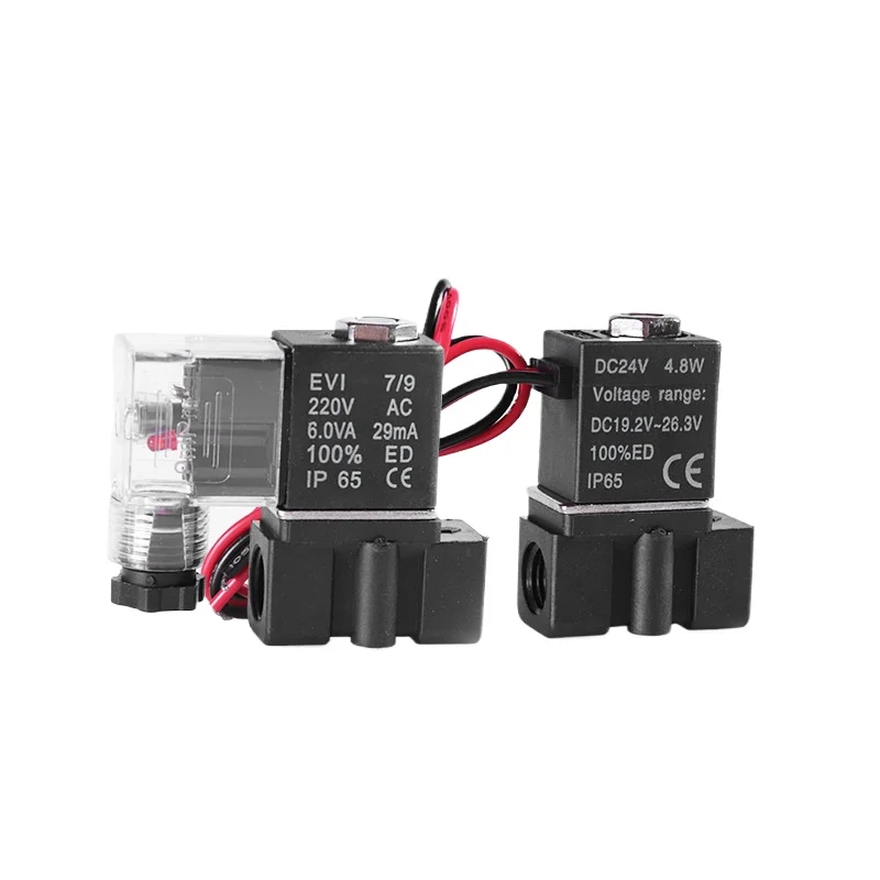 2P025-06 08 Normally Closed 2 Way Solenoid Valve 1/8 1/4 Inch Pneumatic Air Gas Valve