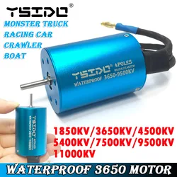 YSIDO WaterProof 3650 3660 3665 3674 4500KV 5400KV 9500KV 11000KV Brushless Motor for Traxxas HSP RedCat 1/10 1/12 RC Car Boat