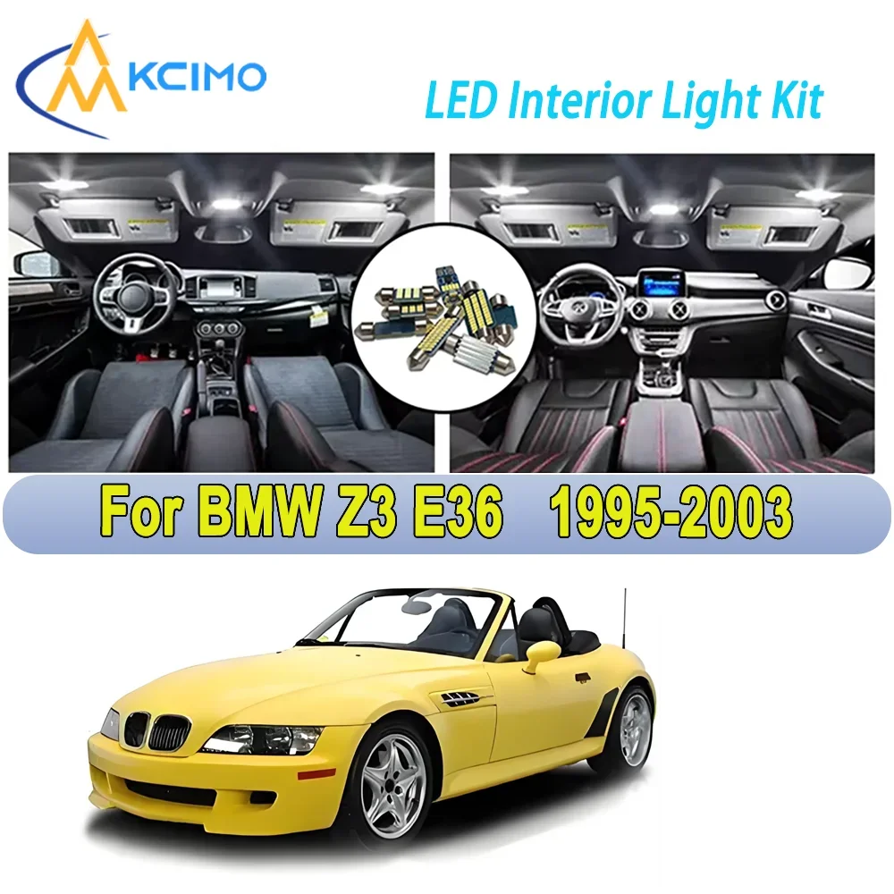 

New Light Bulb For BMW Z3 E36 (1995-2003) Premium Bright LED Interior Dome Map Trunk Light Kit Car Led Lamps Canbus Car LED