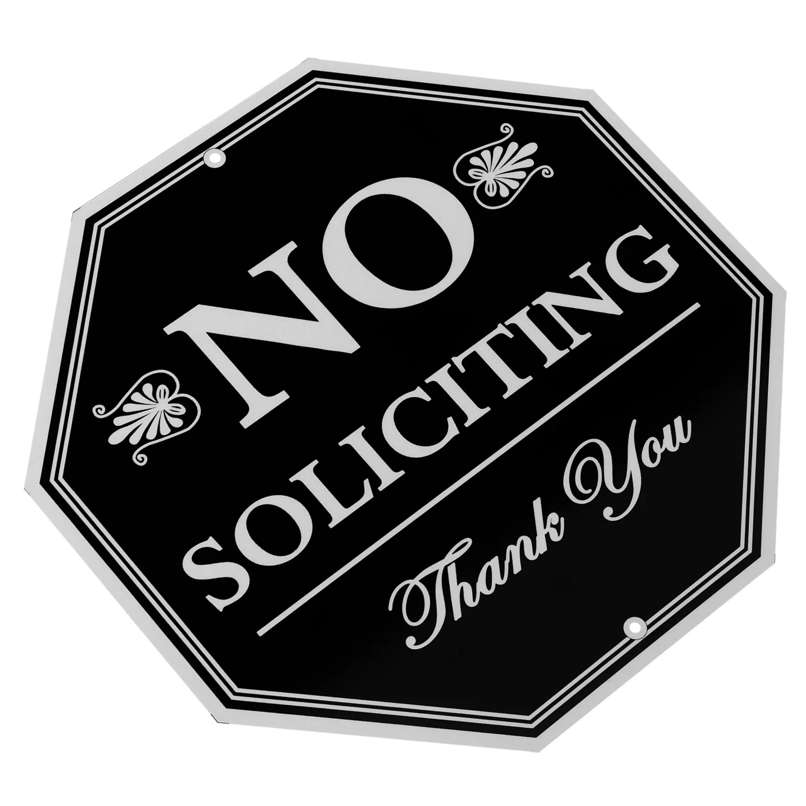 Do Not Door Sign Large Soliciting for Solicitation Absolutely Hanger