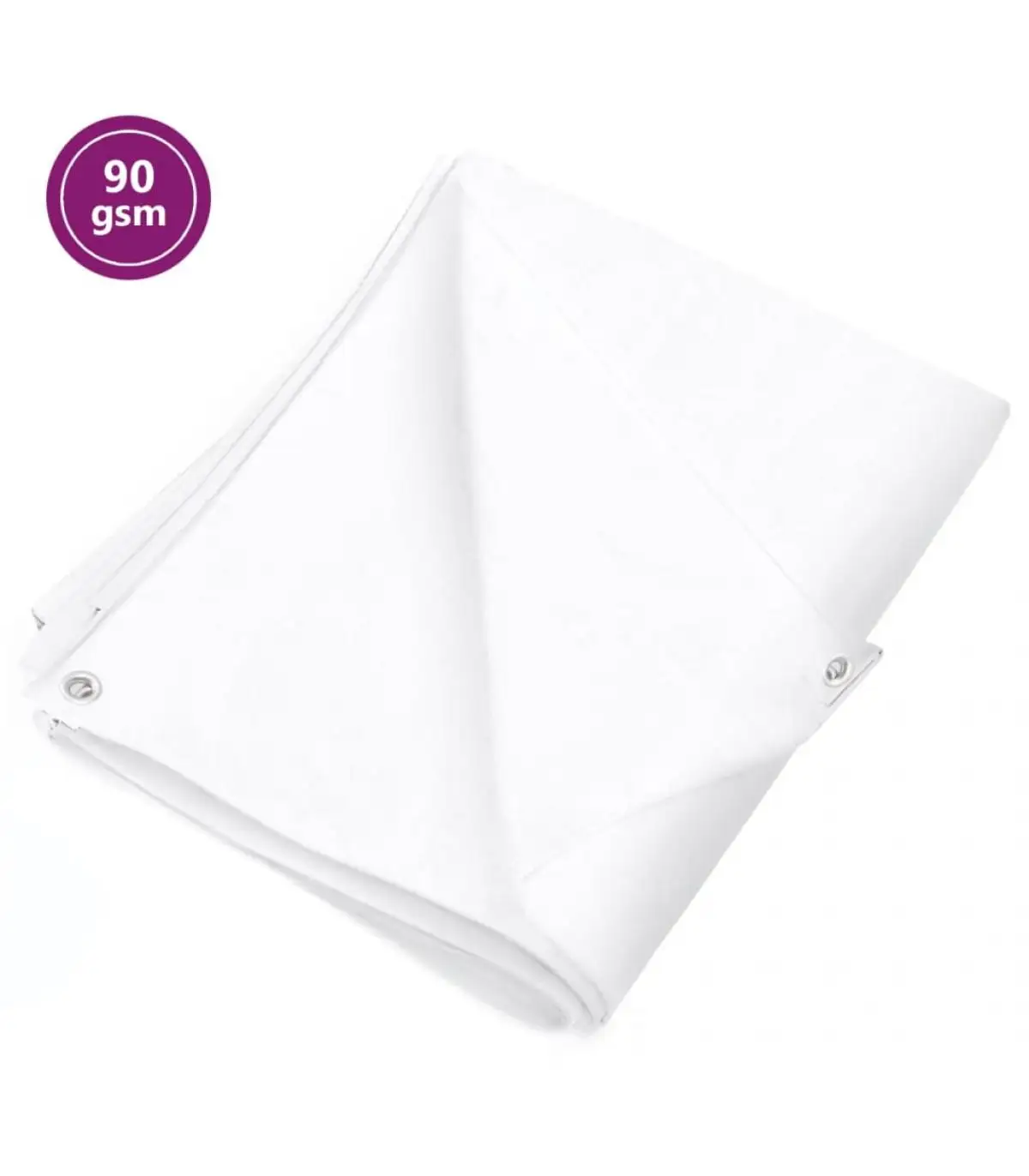 Waterproof tarpaulin HDPE white tarps 90g/m² 8x8m