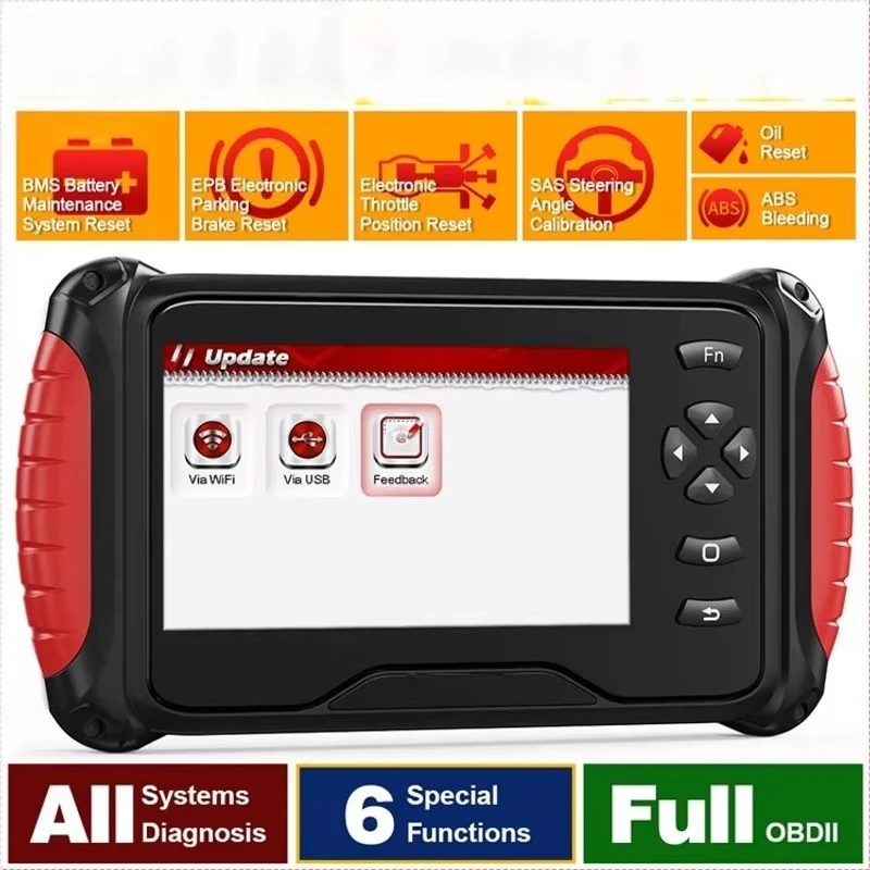 Excavator Parts FX8000 Full System Car Diagnostic Tool with Maintenance Reset OBDII Scanner
