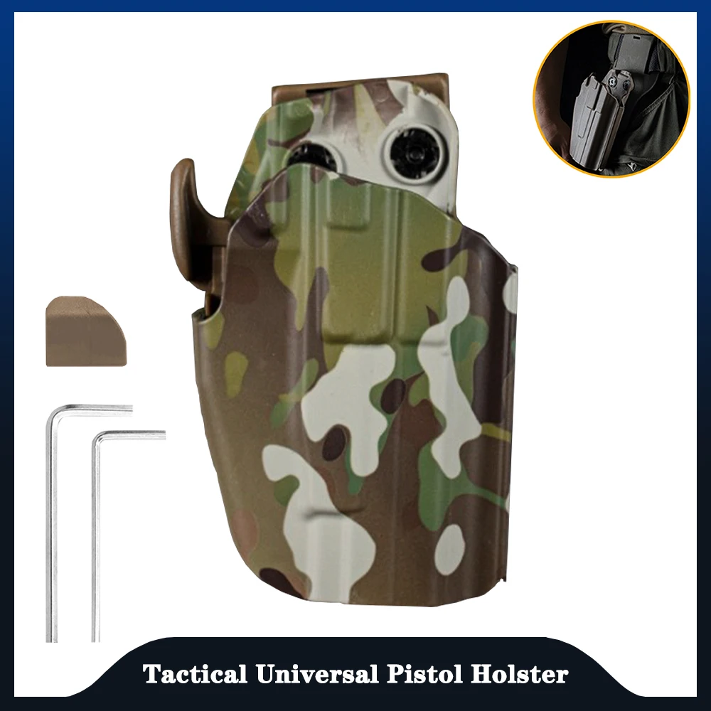 Funda Universal de liberación rápida, funda para pistola con Clip trasero ajustable estándar para G19 23 29/H & K USP COMPACT/H & K P30 45C S & W M & P 45