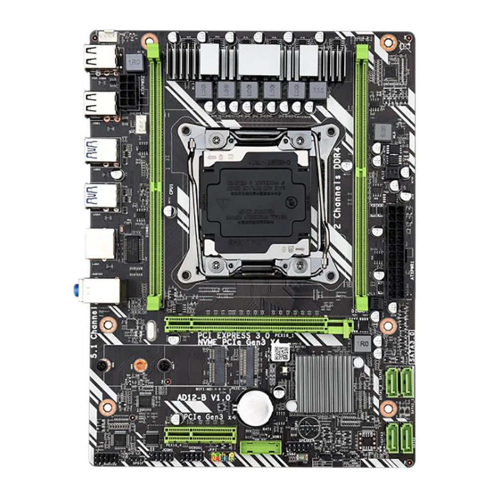 

X99-D4 Computer Motherboard Dual Channel Support Xeon E5-2011 V3/V4 Full Series Studio Game Motherboard