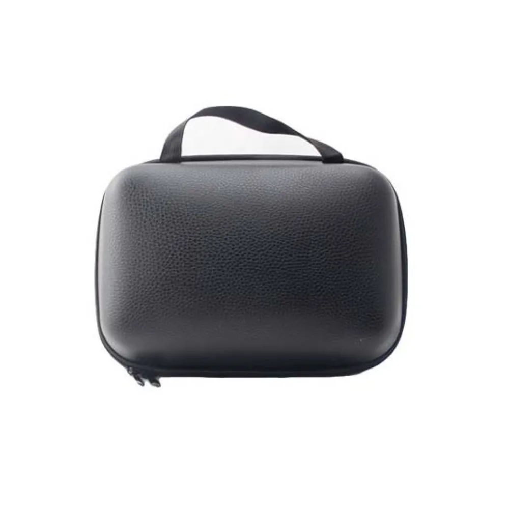 

PU Leather Fishing Reel Cases Waterproof Shockproof Spinning Reel Bag Hard Shell Black Fishing Reel Storage Box Baitcasting