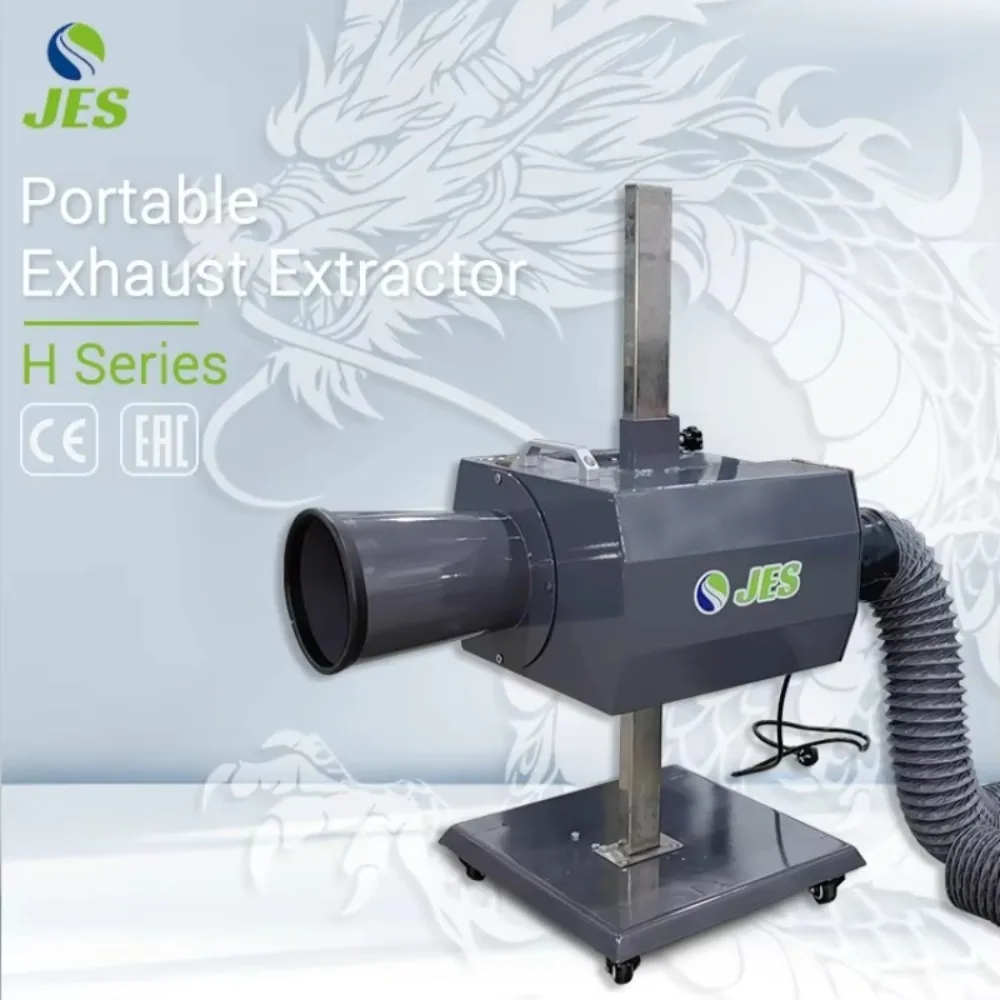 Mobile Industrial Smoke Purifier Vehicle Maintenance Exhaust Capture System