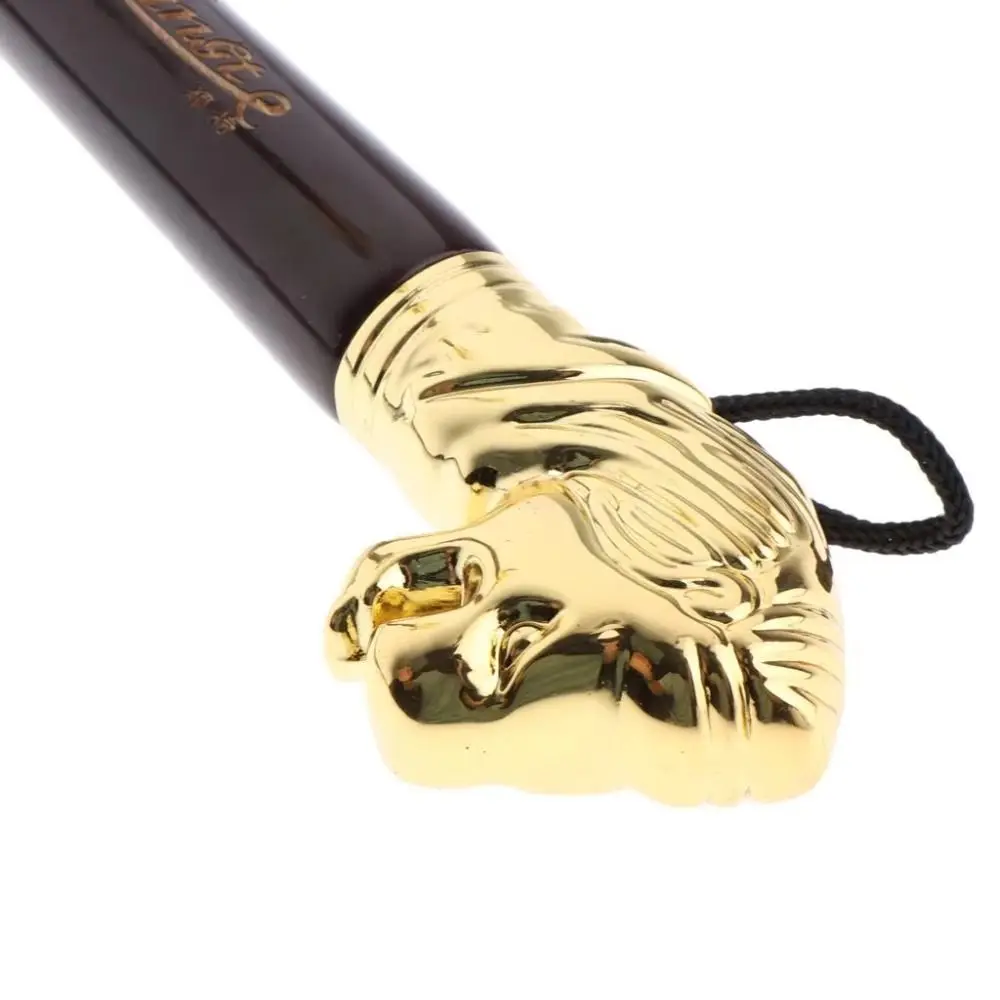 32cm Metal Shoe Horn Lion/Horse Head Long Wood Handle Shoehorn Durable Shoes Wearing Tool Portable Shoe Lifter for Household