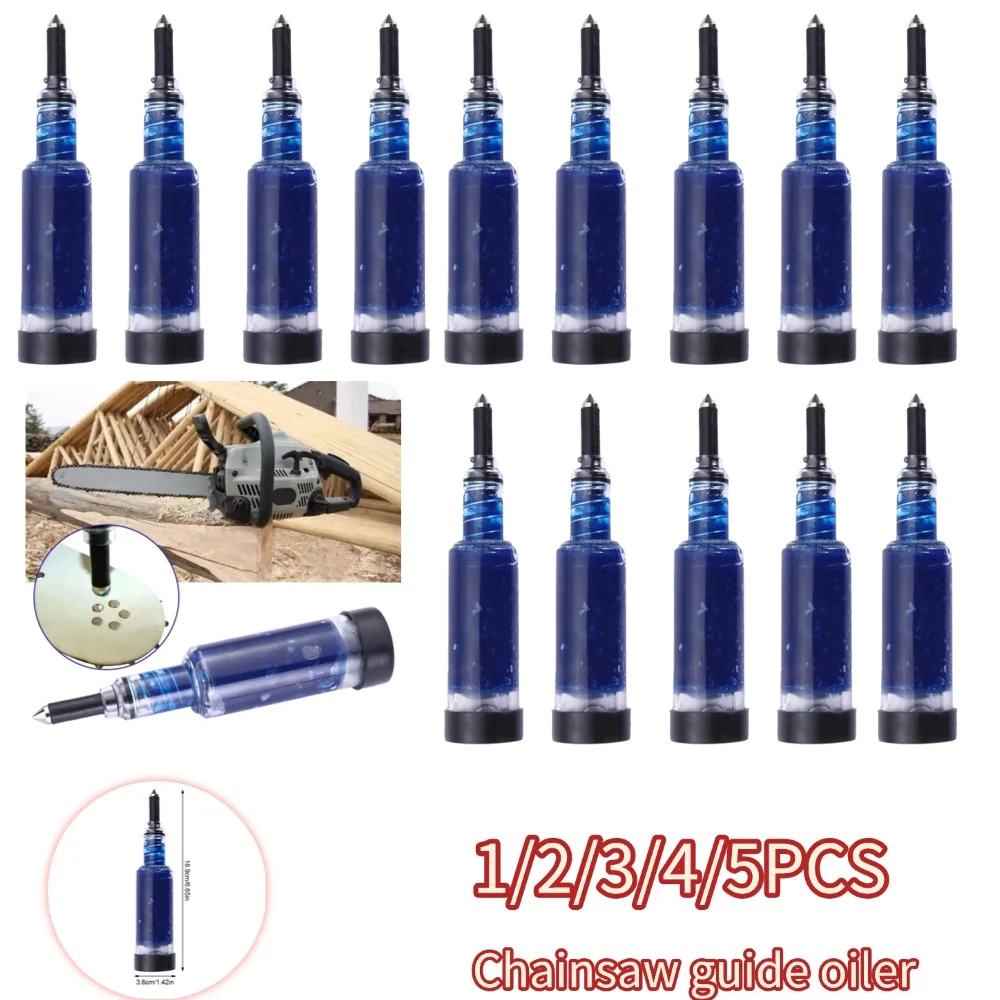 1-5PCS Chainsaw Chain Guide Bar Sprocket Nose Brushcutter Grease With Grease Chain Saw Grease Tool Replace Parts