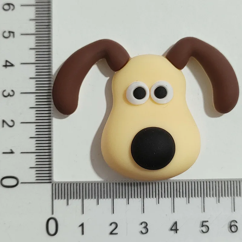 Soft Gel Flying Dog Wallace And Gromit Cartoon Hole Shoes Flower Refrigerator Phone Case Hairline DIY Accessories