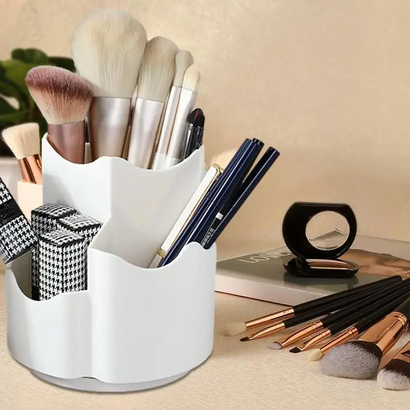 

Makeup Brush Holder Cosmetics Brush Storage Organizer For Countertop Eyeliners Eyebrow Pencil Makeup Brushes Display Case