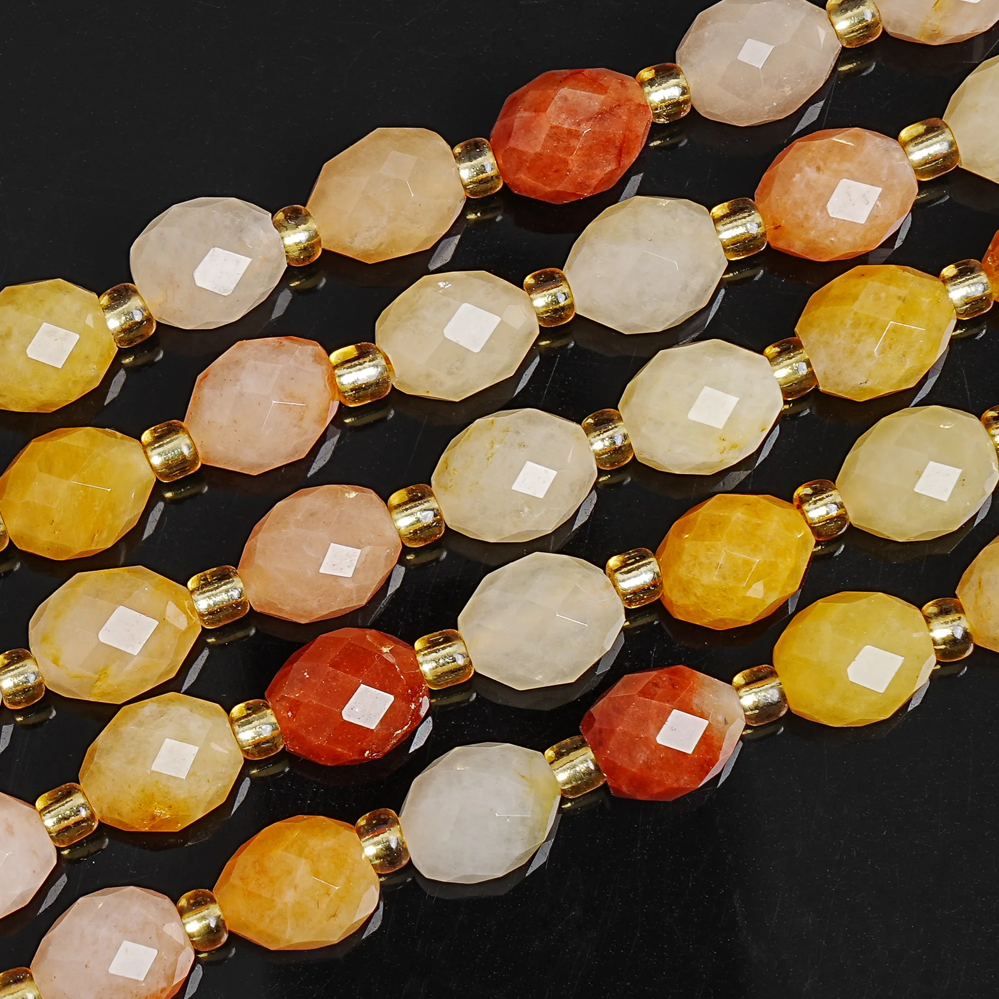 

Натуральные граненые бусины из нефрита Гоби 8 мм, желтые, ромбовидной огранки, россыпью, на нитке, для изготовления ювелирных изделий, браслетов, ожерелий, поделок своими руками