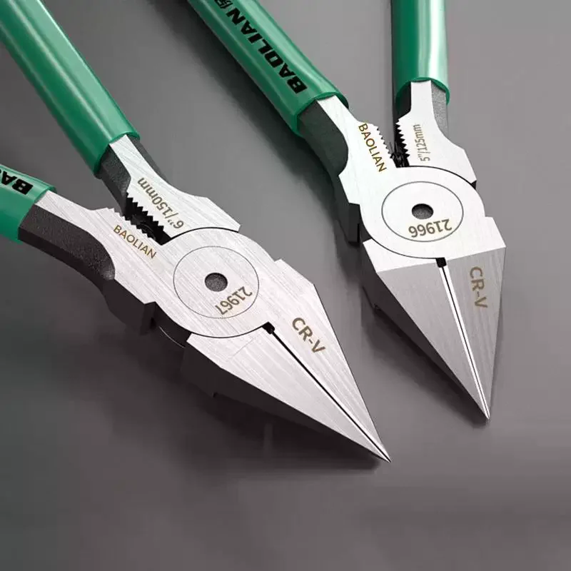 Industrial Grade Special Sharp Side Mouth Pliers,High Hardness Electrician Small Diagonal Pliers,Electrician Manual Tool