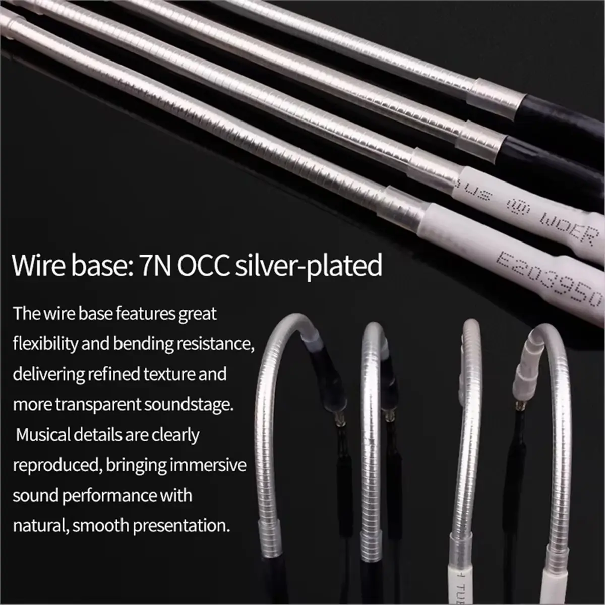 4PCS Silver-Plated Speaker Jumper Audio Cable Banana to Y Spade Plug High Fidelity Speaker Wire for Audio Enthusiasts