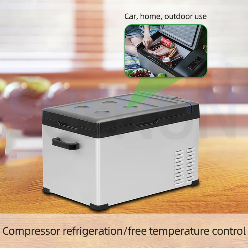 Car Refrigerator 12V/24V Truck Use Household Freezer Refrigerator Outdoor Camping Small Refrigerator Compressor Refrigeration