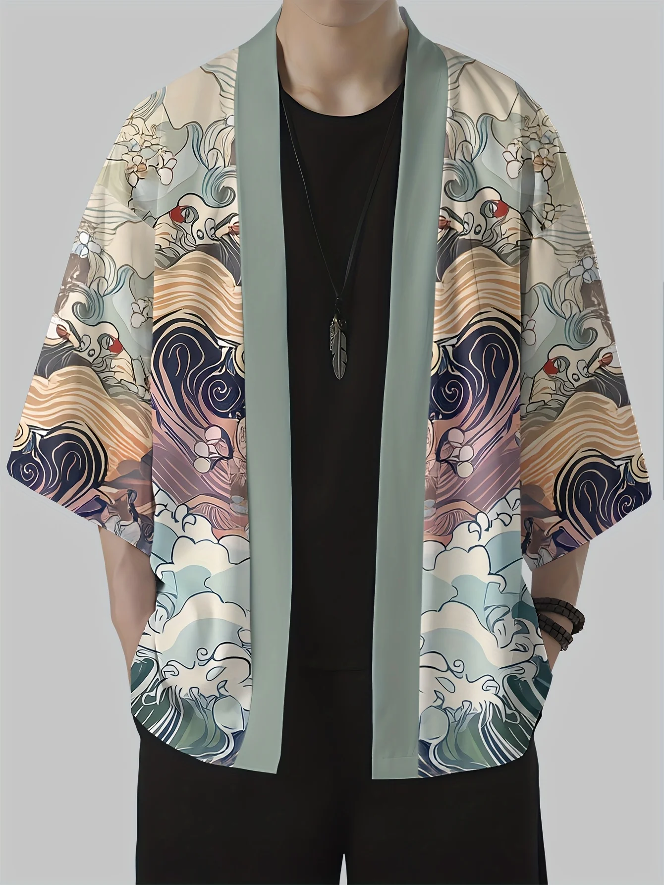2026 Sommer Herren Kimono mit – Street Fashion Kimono Bewertung und Preis