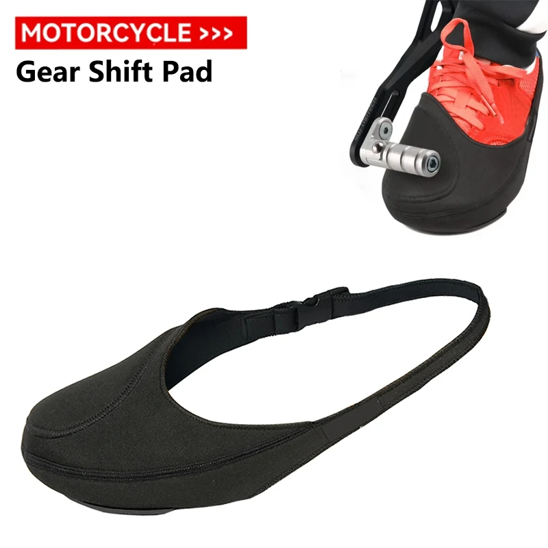 Shoe Shift Protector Anti-Slip Waterproof Black Easy Installation Motorcycle Toe Protector Universal Motorcycle Shift Shoe Cover